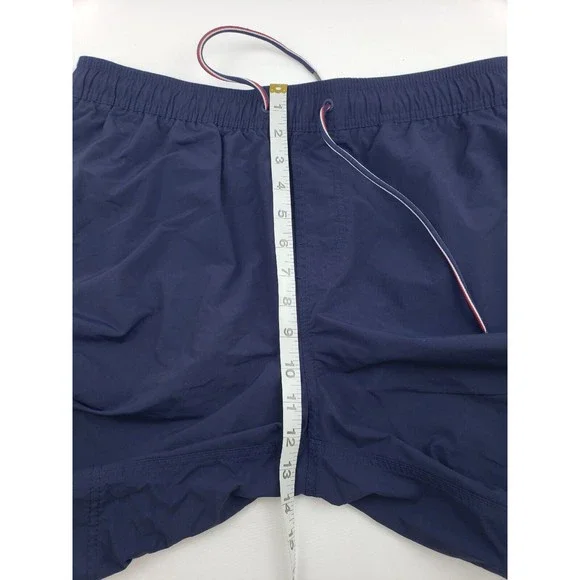 Tommy Hilfiger Mens Swim Trunks Size Large Color NavyBlue QuickDry Elastic Waist - Picture 6 of 8
